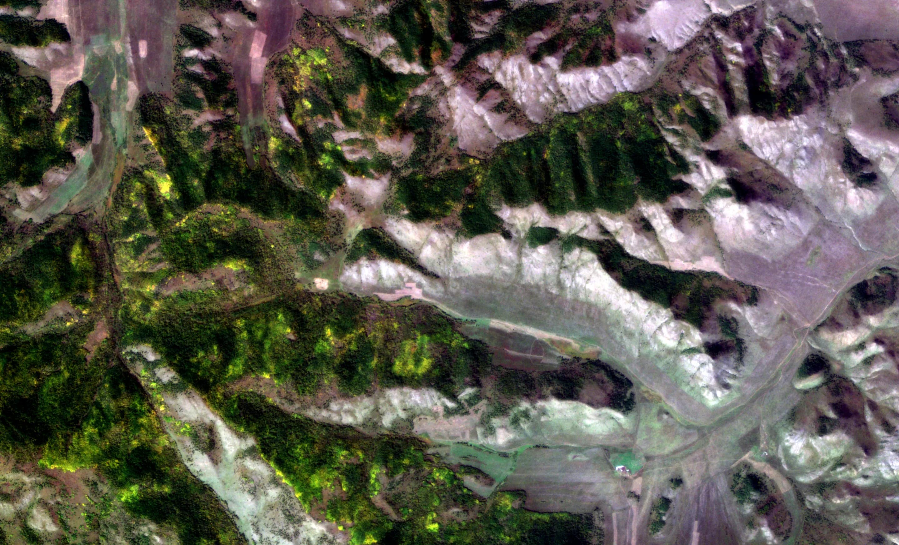 Russia. Buryatia. Spurs of the Khamar-Daban Range