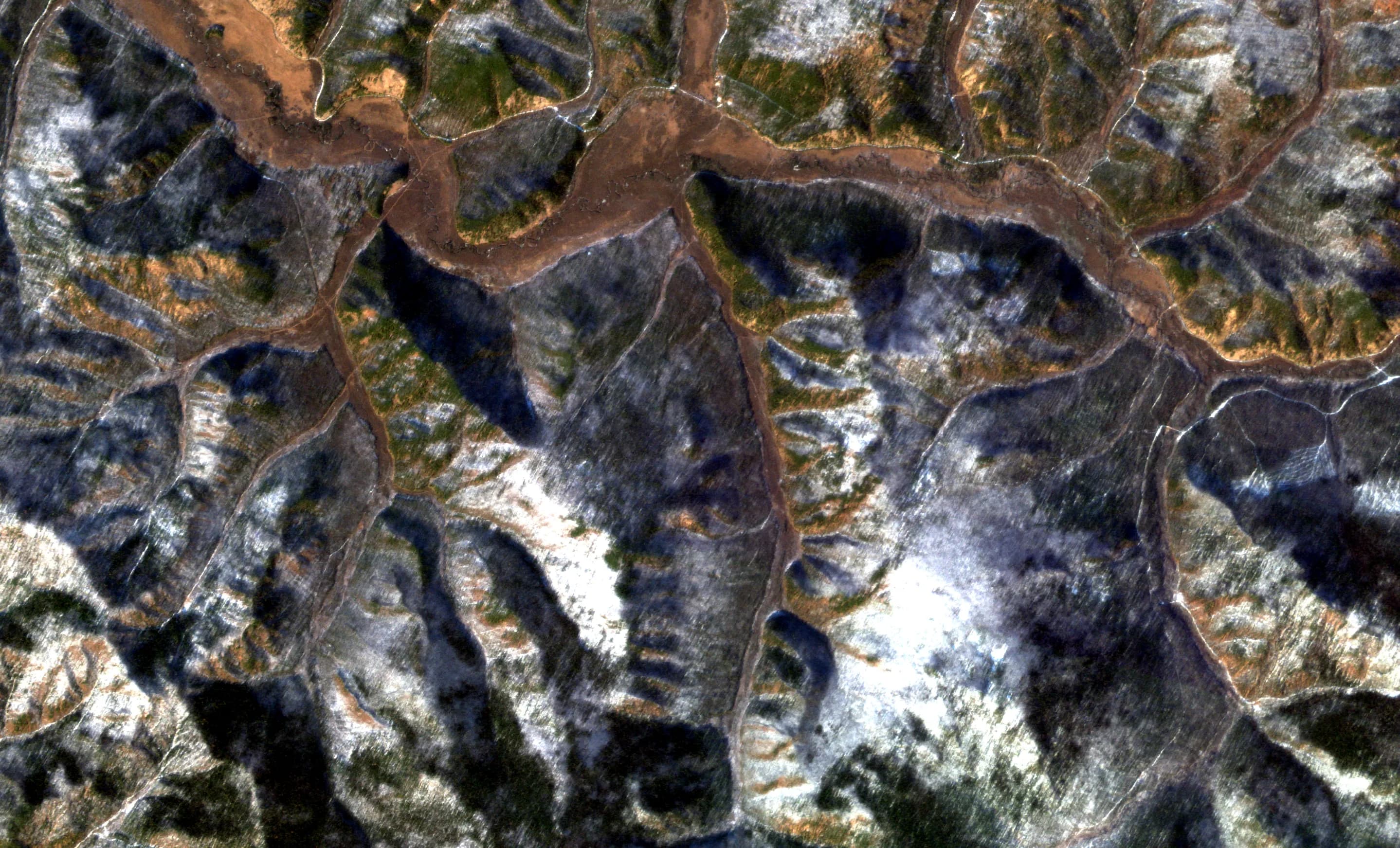 Russia. Buryatia. First Snow on the Malkhan Range